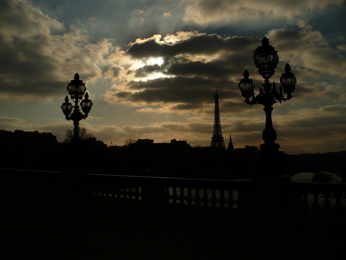 Parigi al tramonto