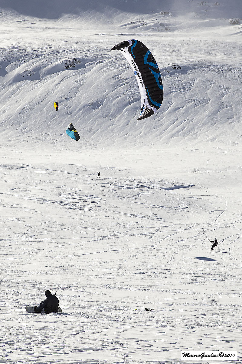 kitesurfing on Black Lake