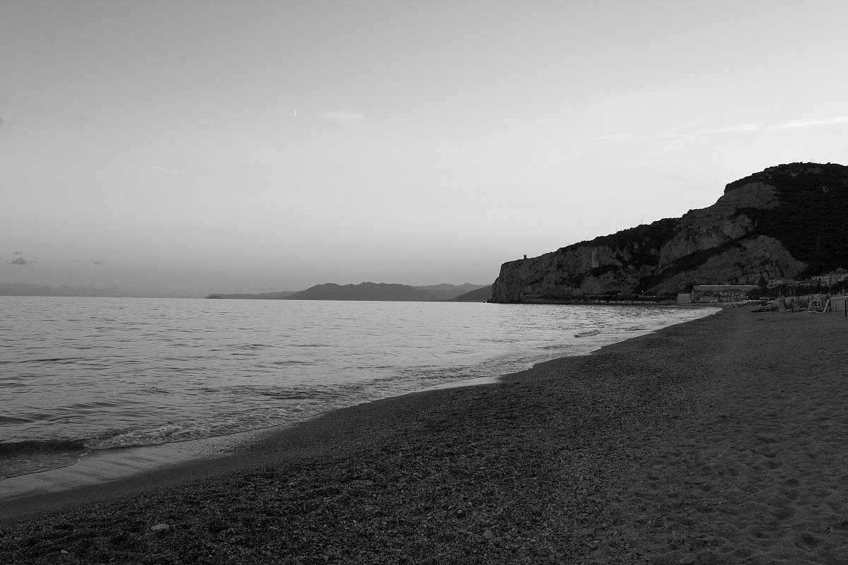 Tramonto a Finale Ligure BW