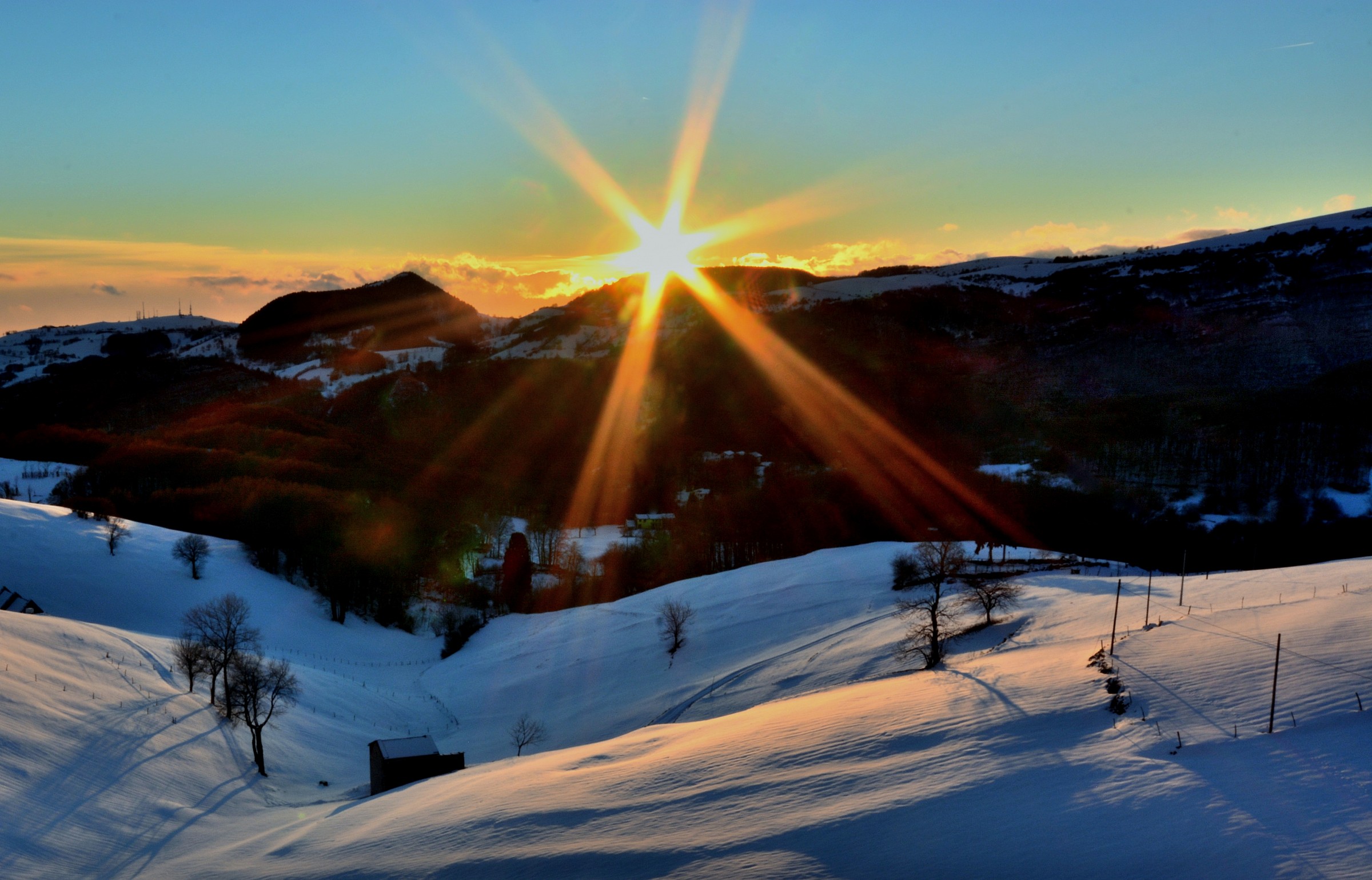 Tramonto su Velo Veronese
