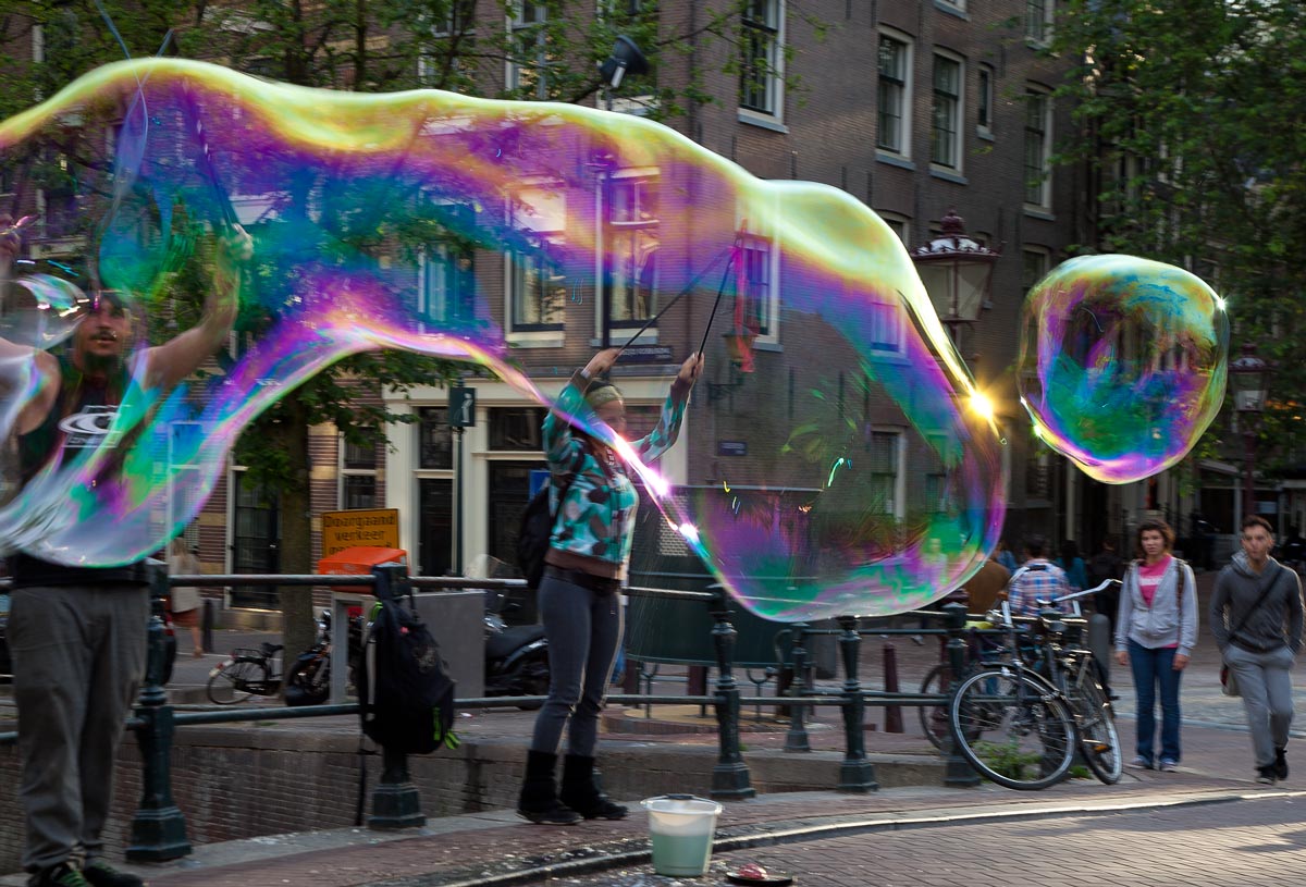 Amsterdam, street performers