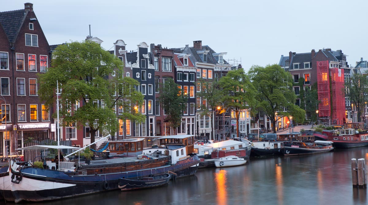 Amesterdam, houseboats
