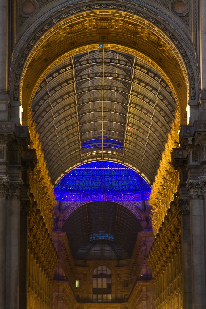 Entrance to the Galleria in Milan