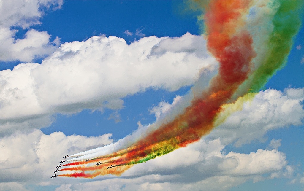 Frecce Tricolore a Volkel Airshow