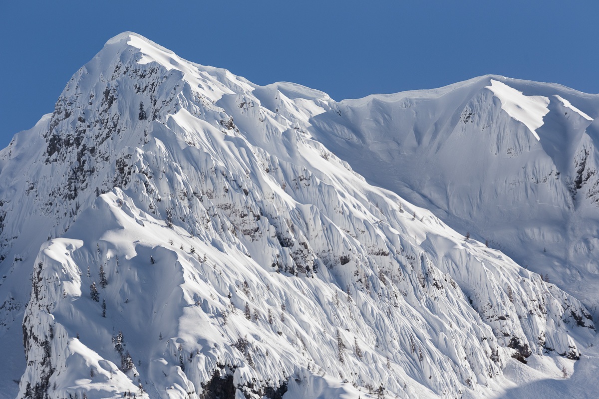 Versanti nevosi sopra Roncobello (Alpi Orobie-Bergamo)