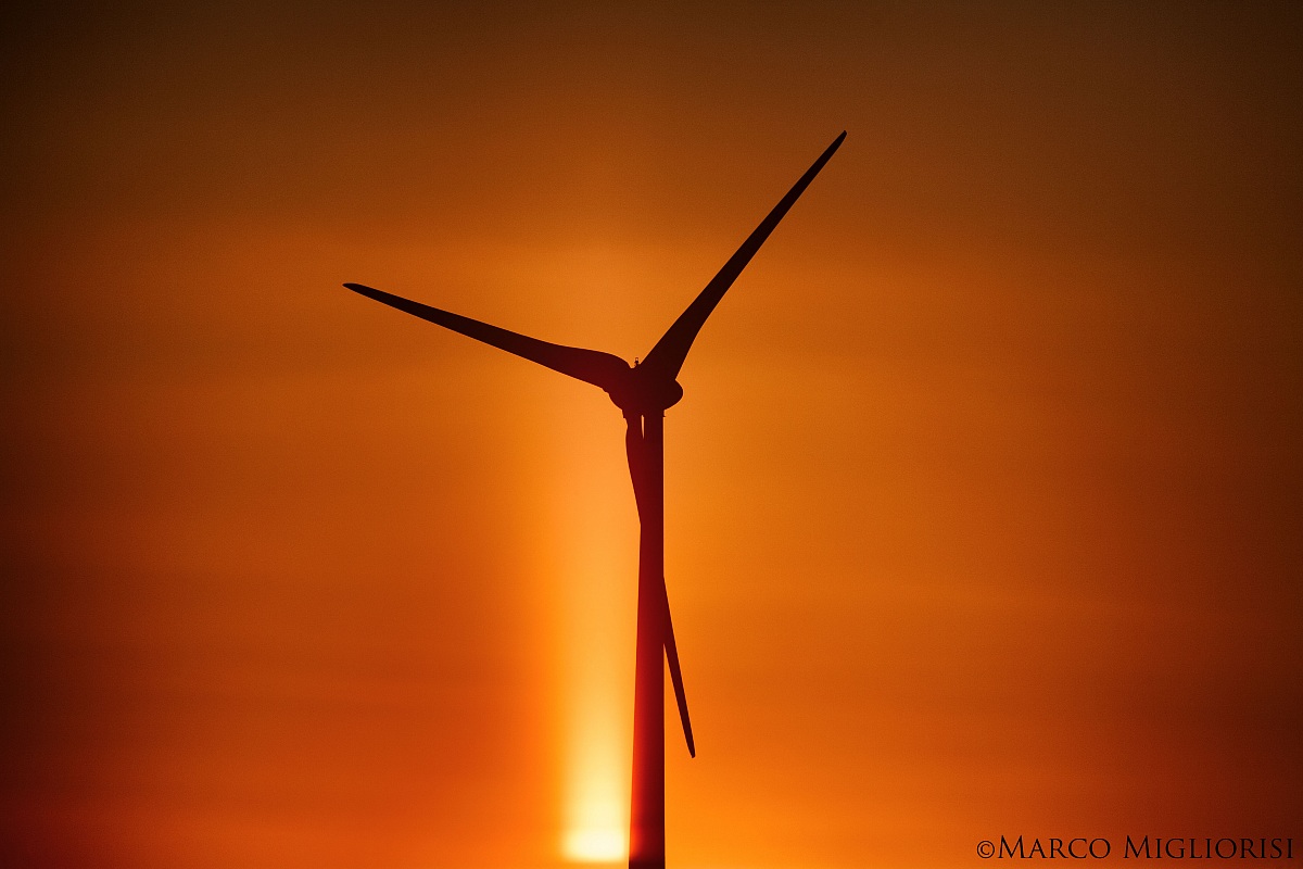 When they turn the blades ...