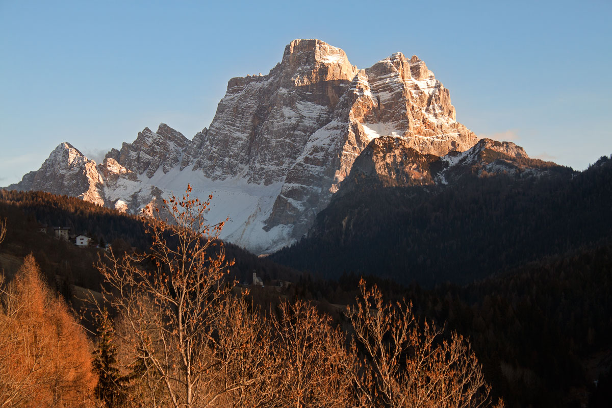 Il Pelmo da Selva di Cadore