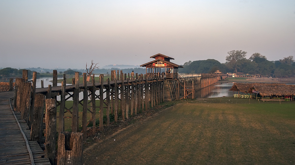 U Bein's Bridge. Burma