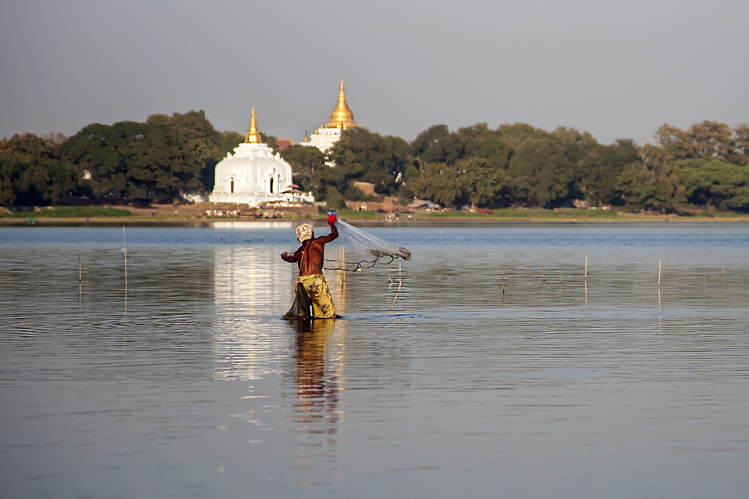 Fisherman at work ....