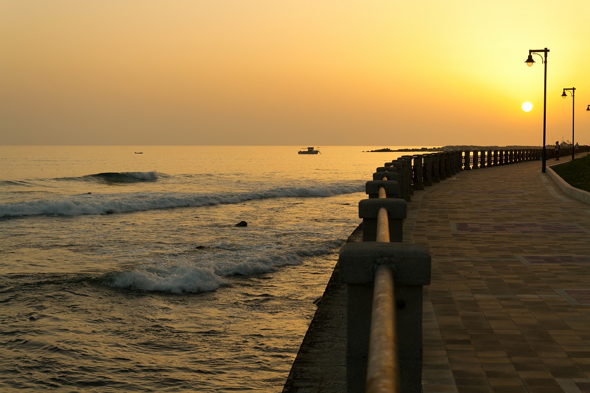 The journey towards the sunset