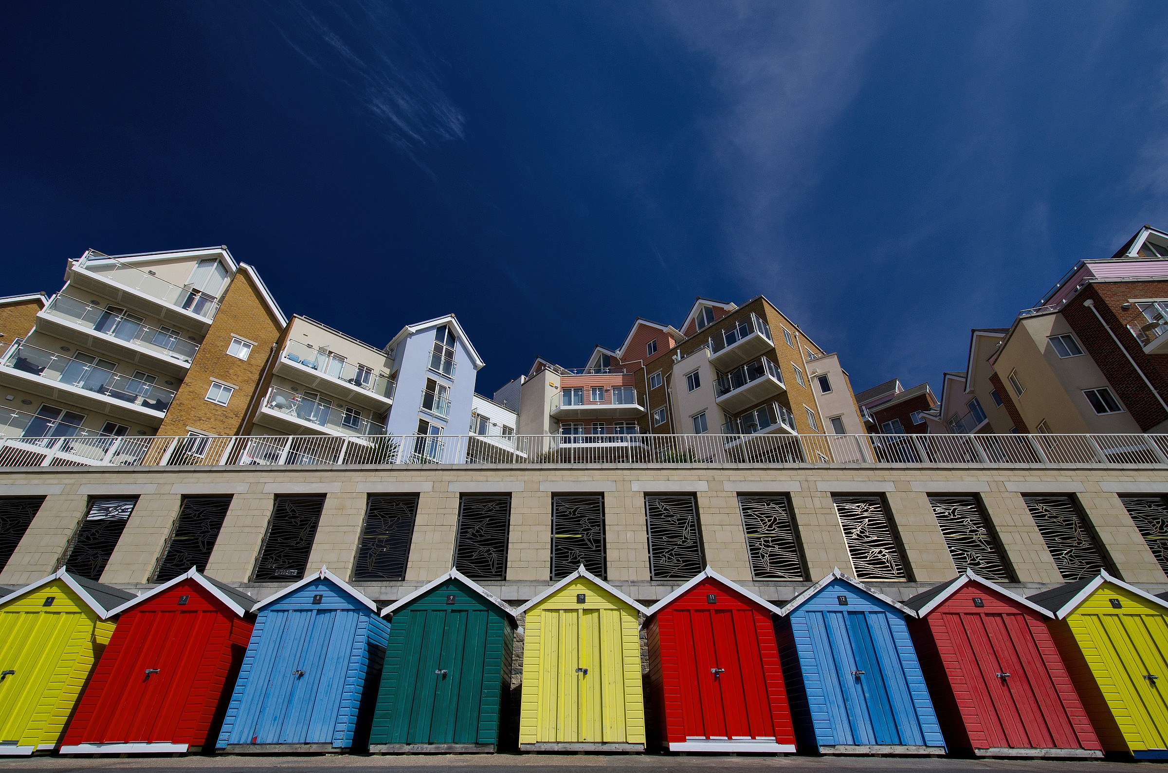 Colourful Beach Huts