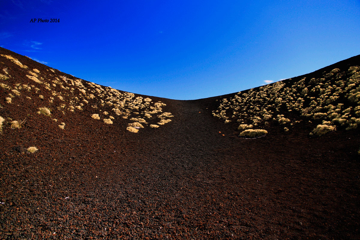 I crateri dell'Etna - effetto Luna
