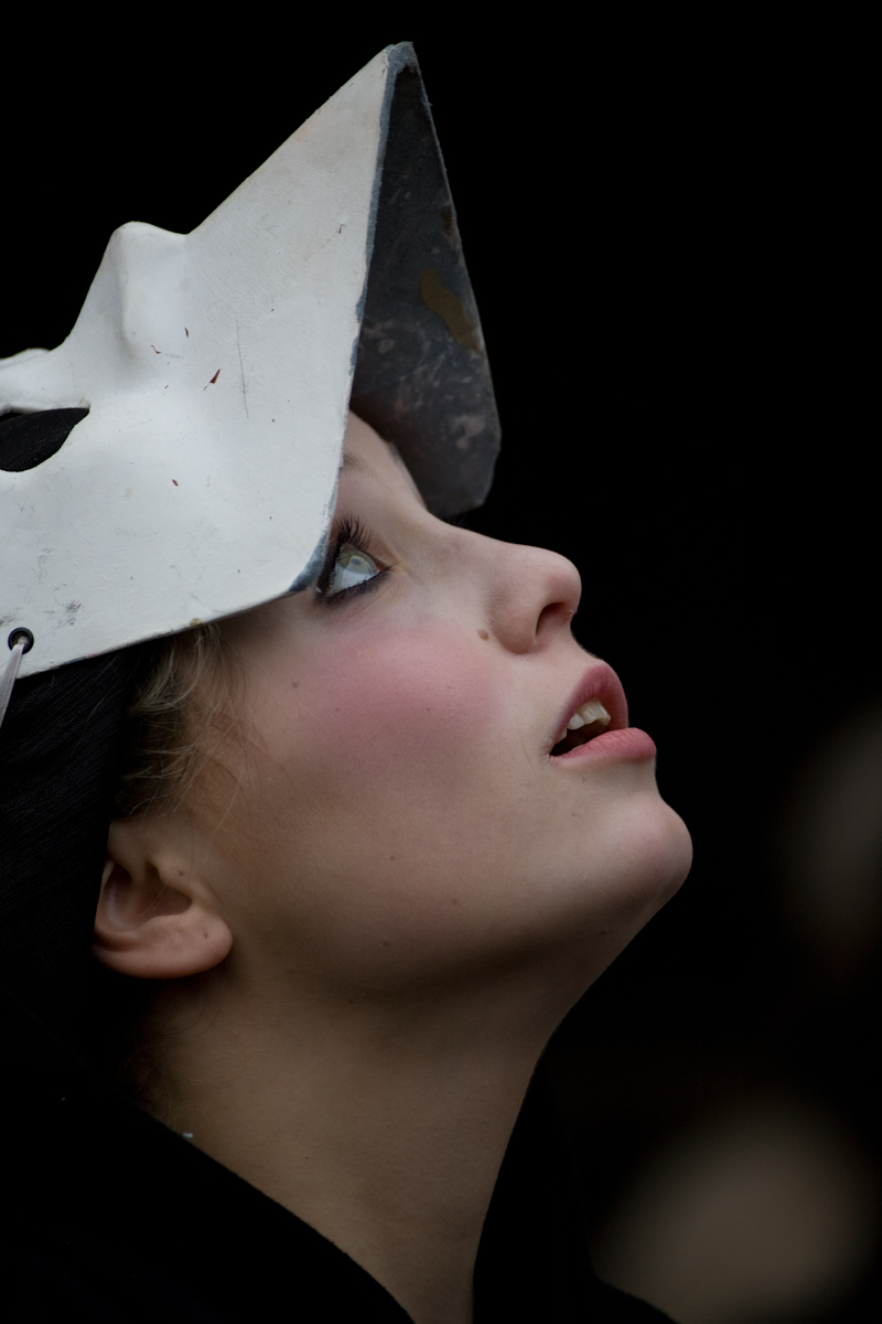 La commediante, pausa dietro le quinte