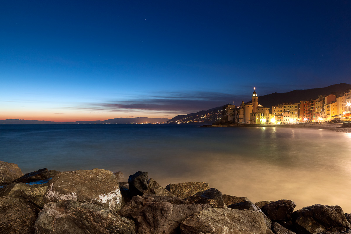 Tramonto a Camogli
