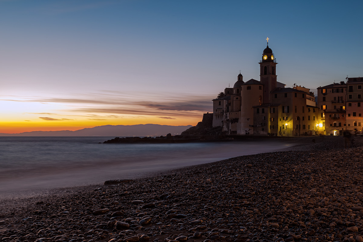 Camogli al tramonto