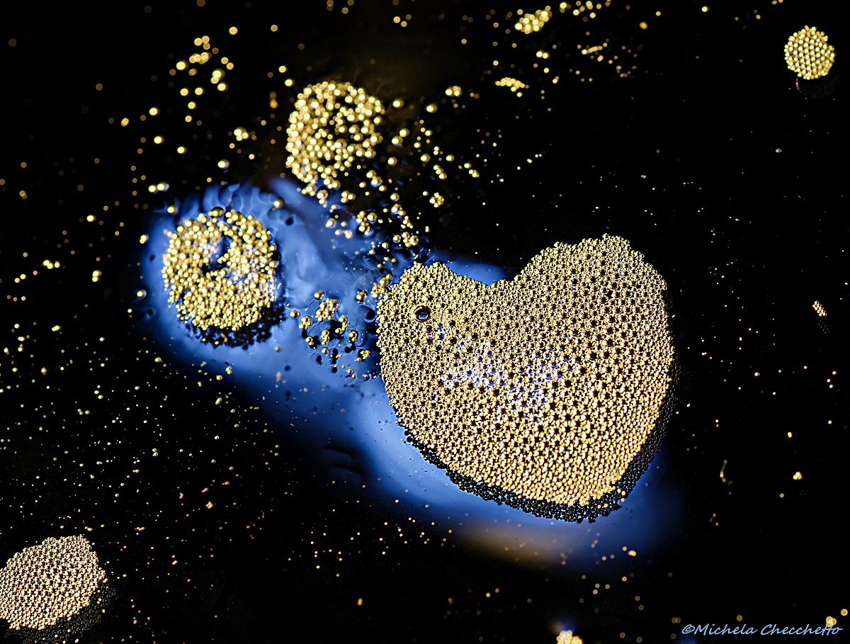 In the shape of a heart