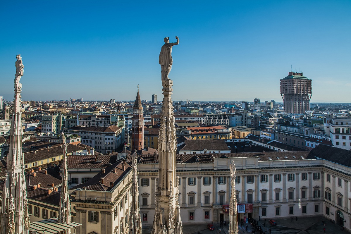Dal tetto del Duomo