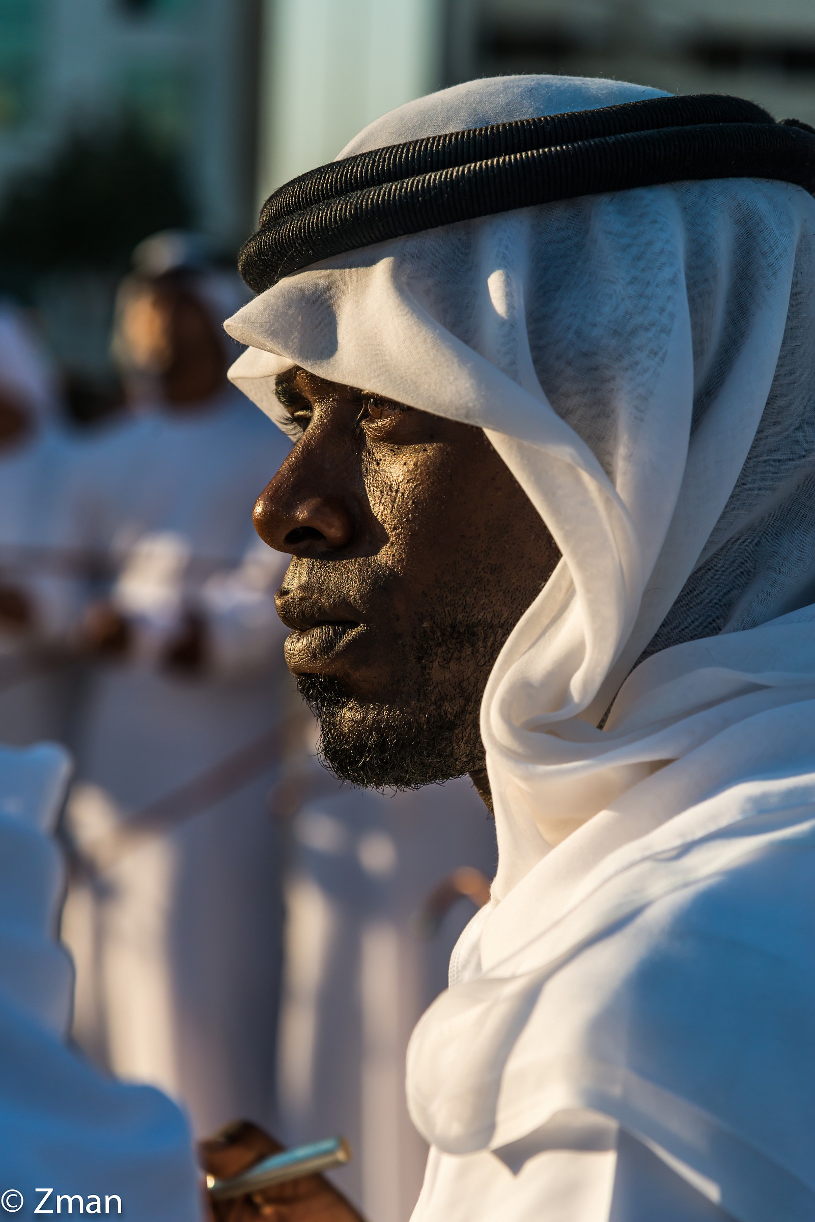Young Man's Face Caressed by The Afternoon Sun
