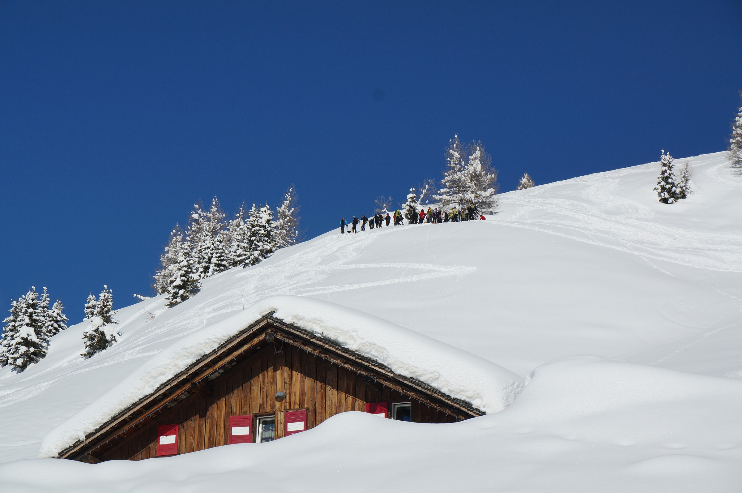Ref City of Rijeka almost submerged by snow