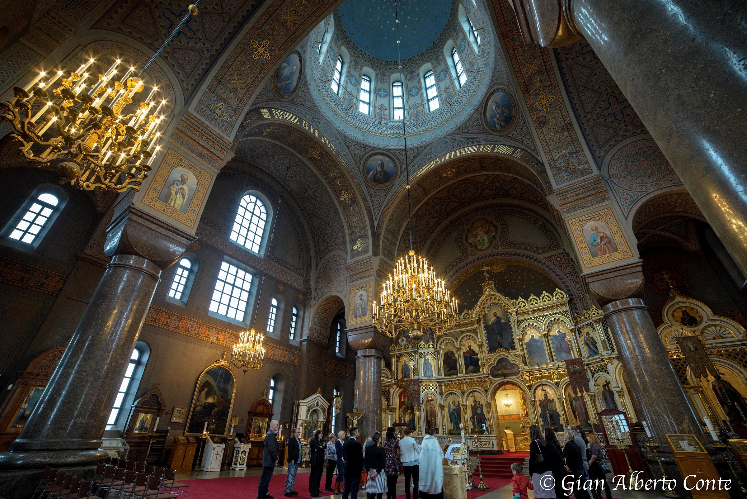 Interior of Uspenski Orthodox Cathedral - Helsinki