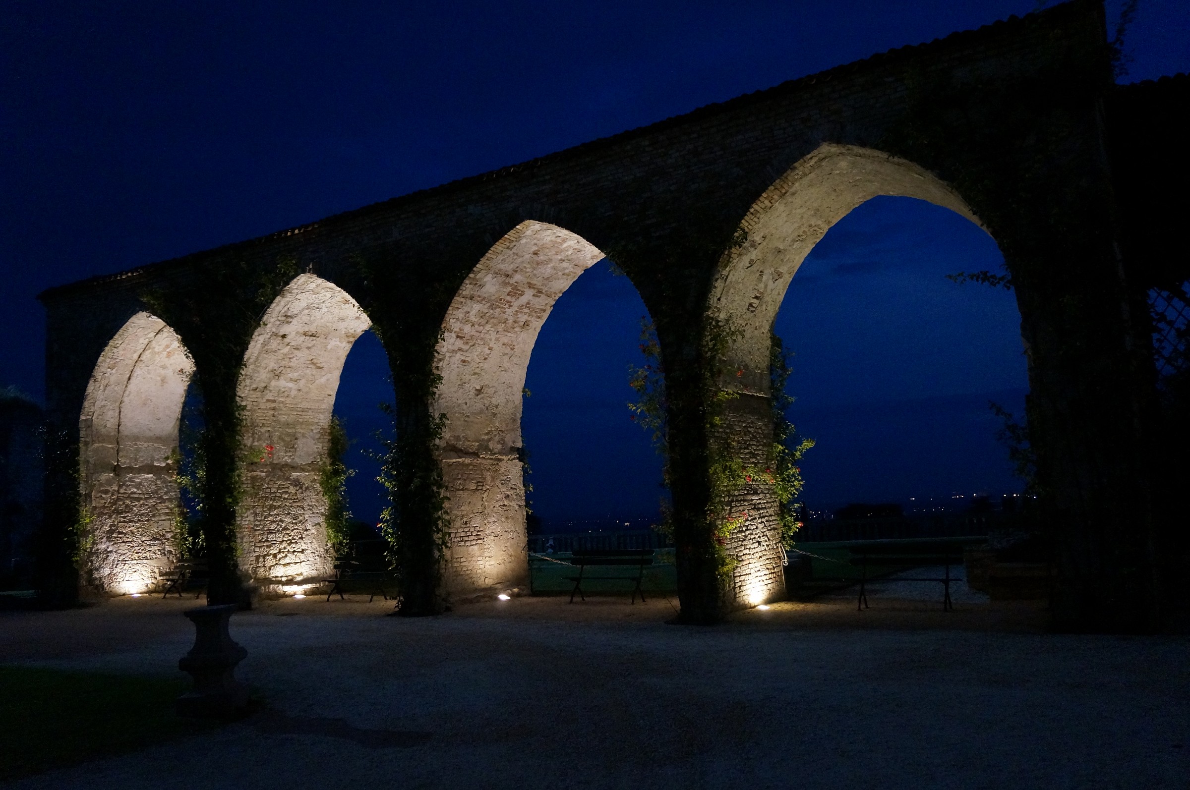 Castello San Salvatore Susegana arches