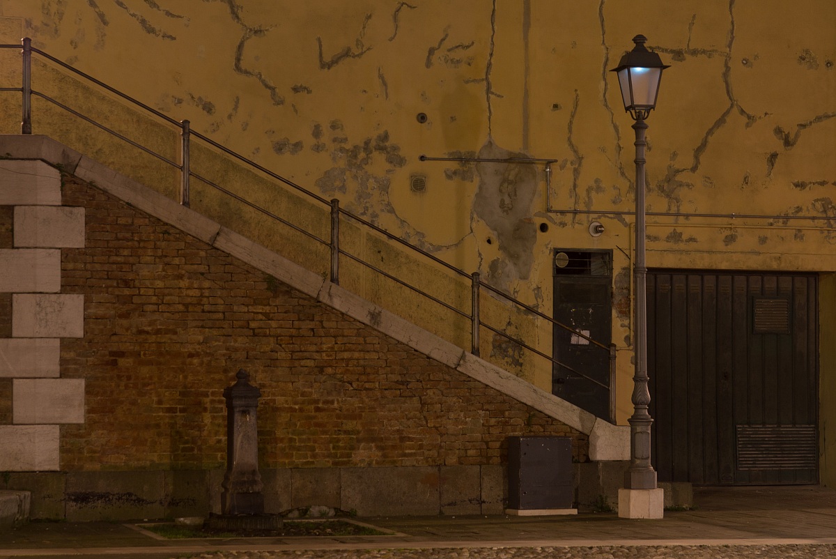 Lamppost in the night