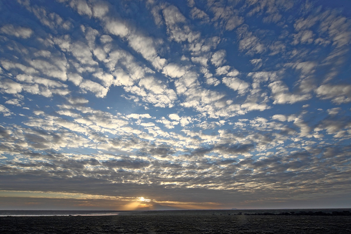 Sunrise on Lake Ndutu