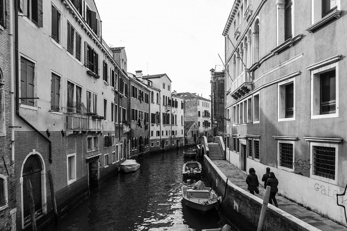 Venice in black and white