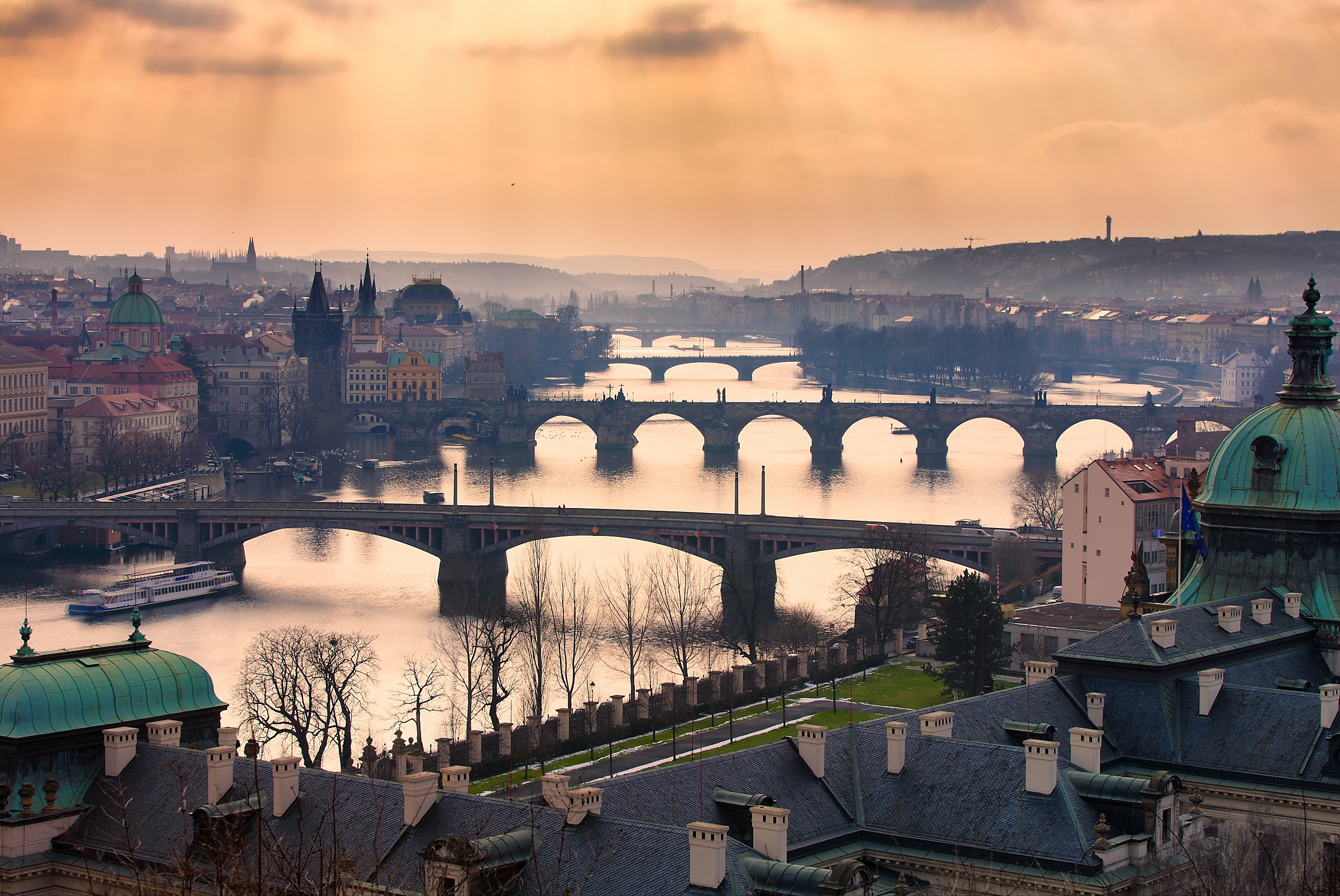 A sunny day in Prague