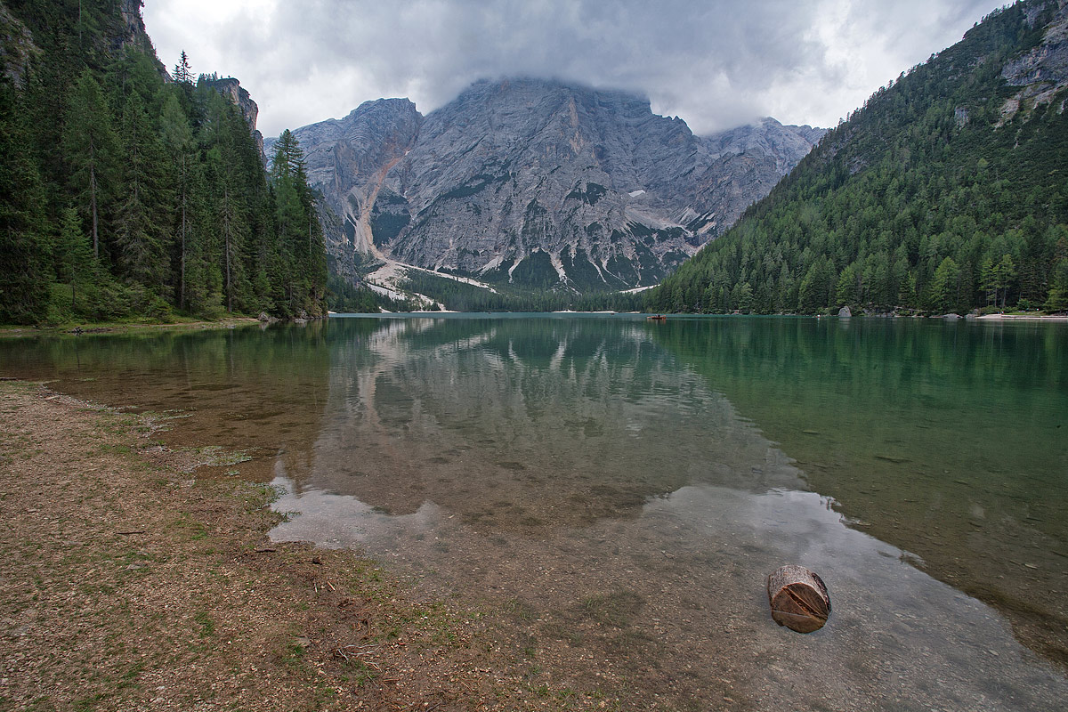 Gloomy day at Lake Braies