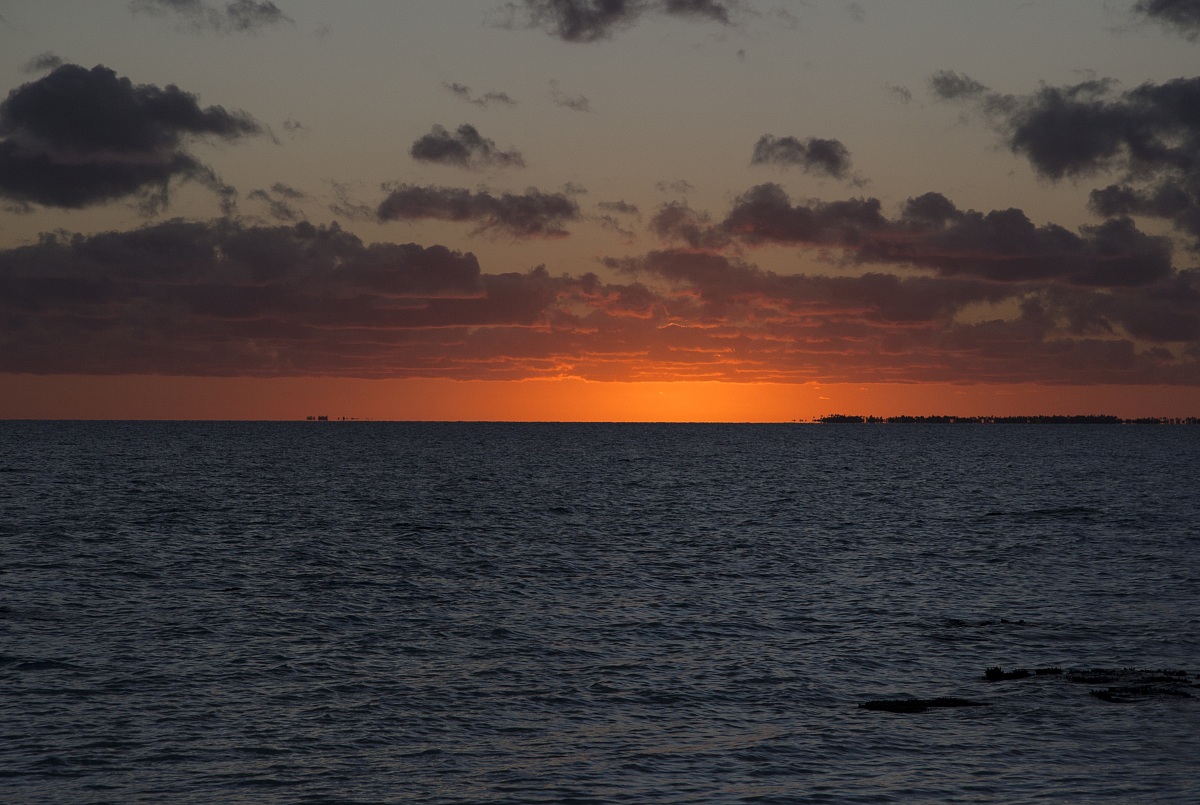 Fakarava Lagoon Sunset - French Polynesia