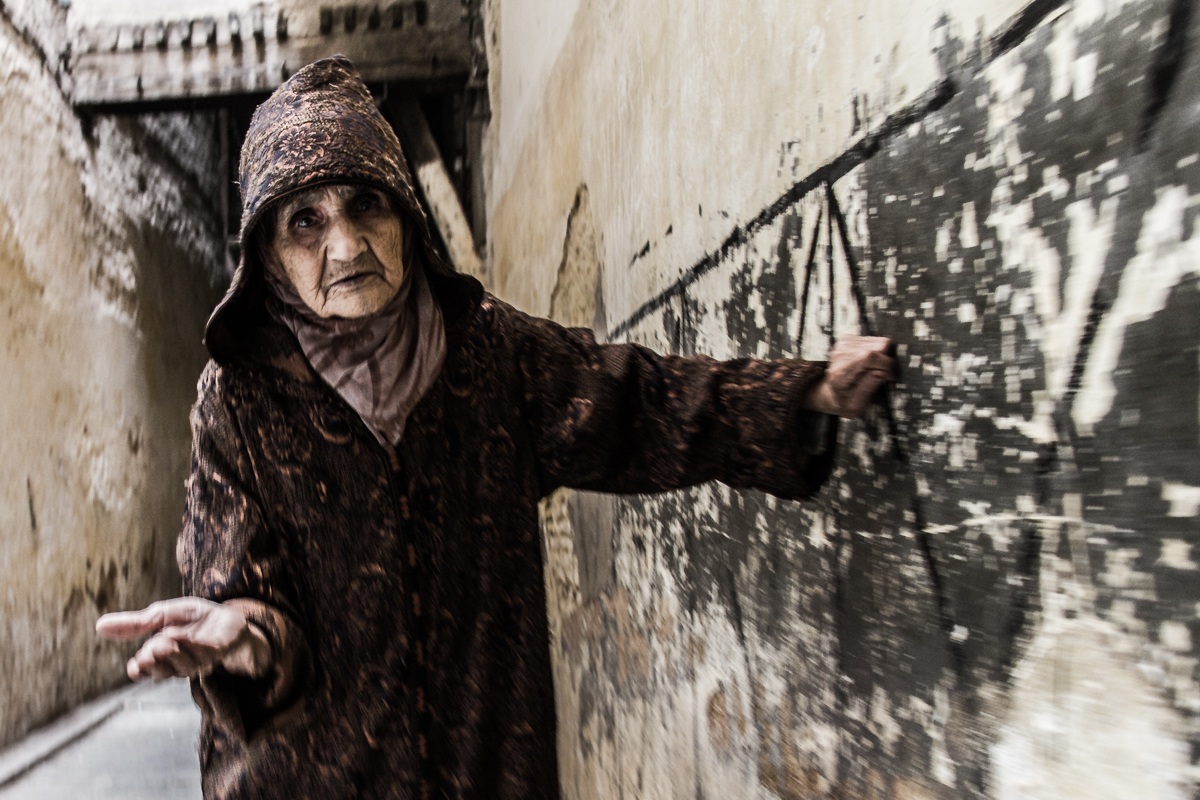 In a souk in Morocco