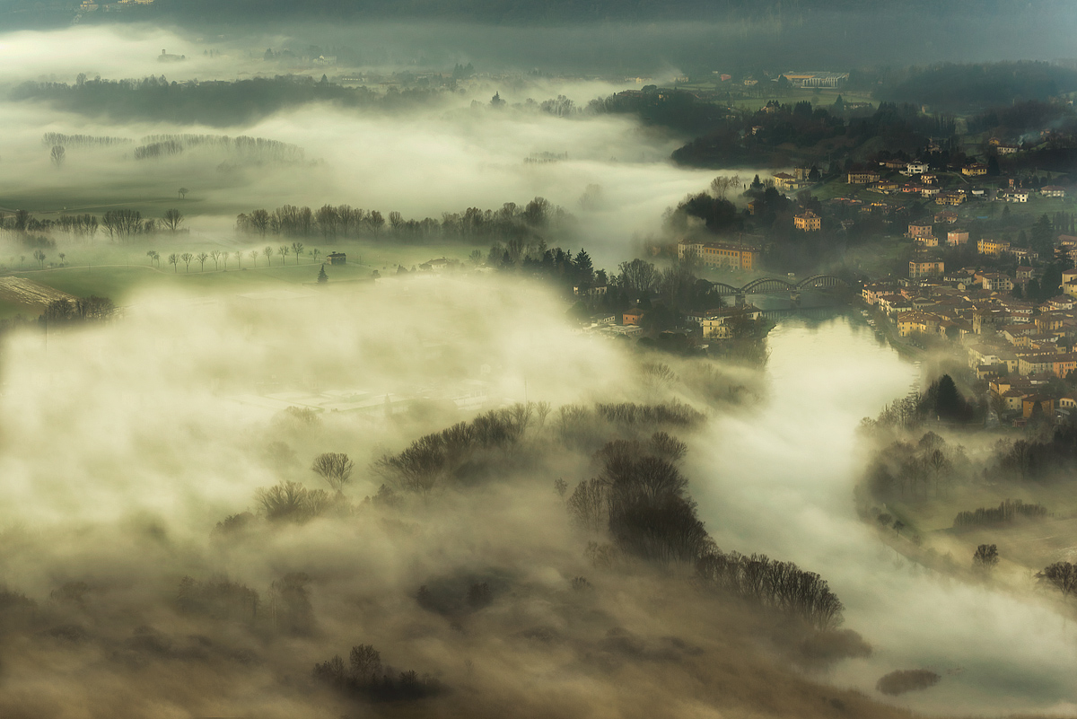 The arrival of the fog