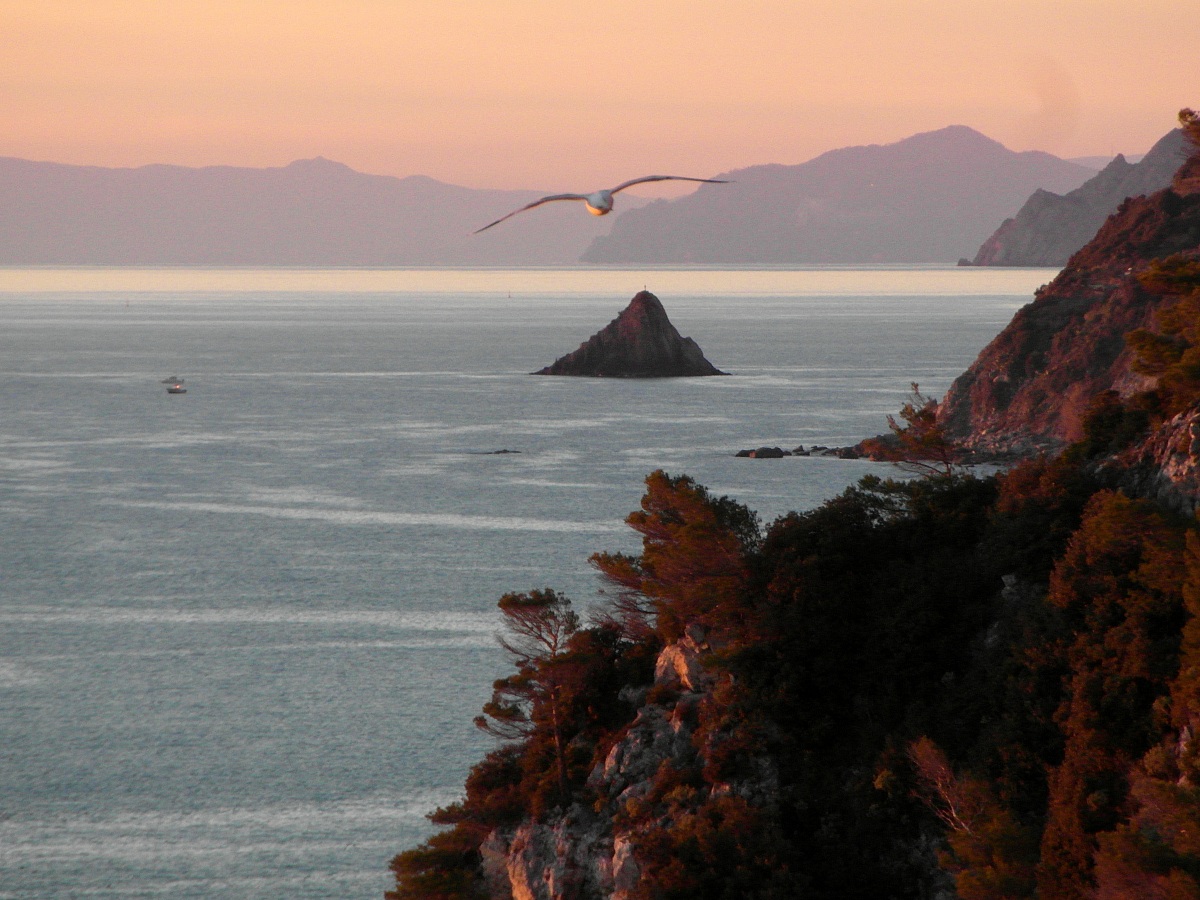 Sguardo verso le Cinqueterre