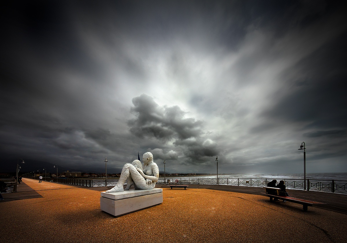 Sul pontile di Tonfano