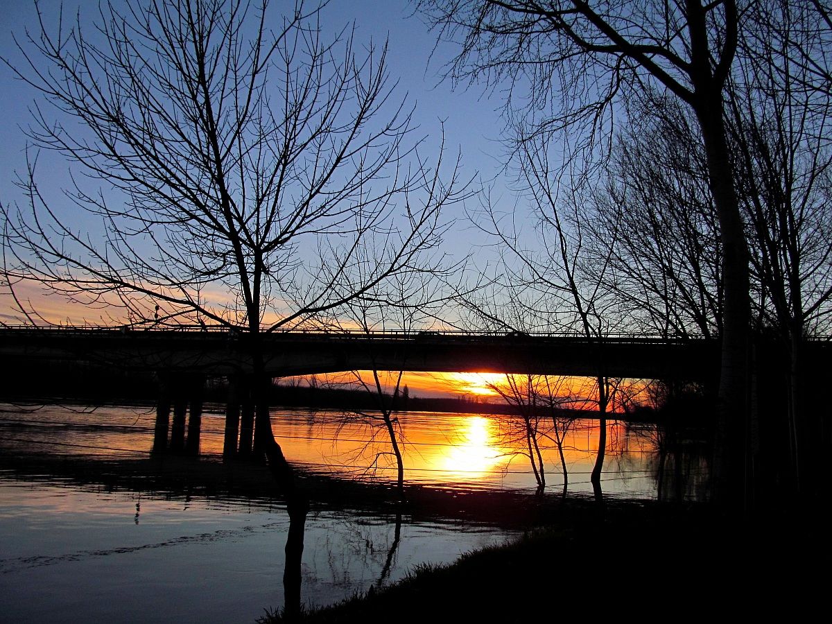 Tramonoto sotto al Ponte