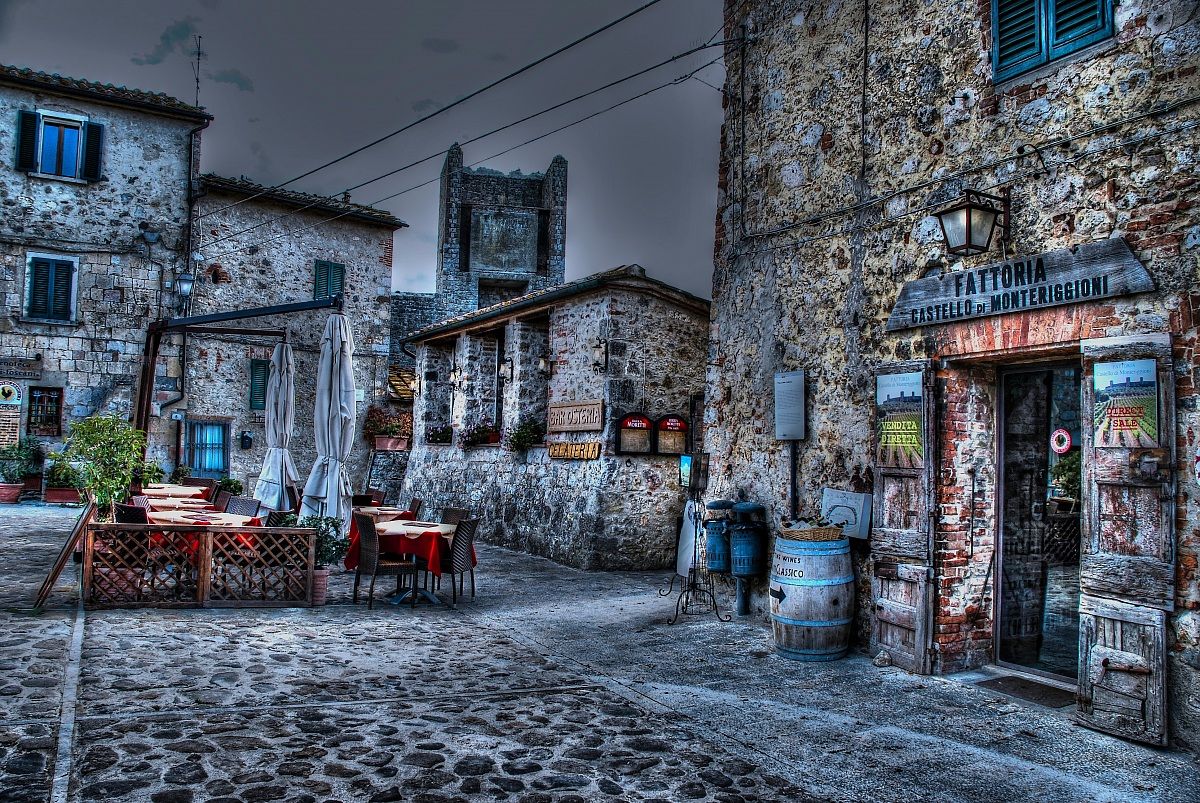 La magica atmofera di Monteriggioni