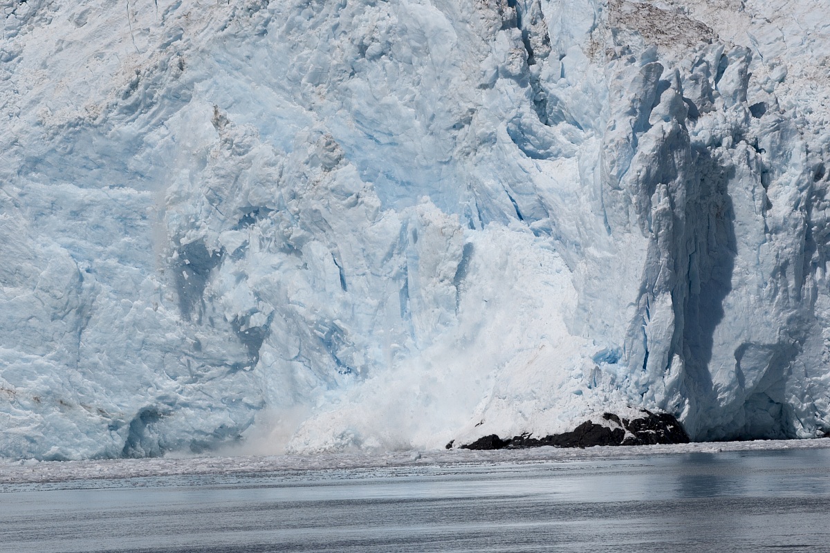 Ice Calving - Holgate Glacier, Kenai Fjords NP