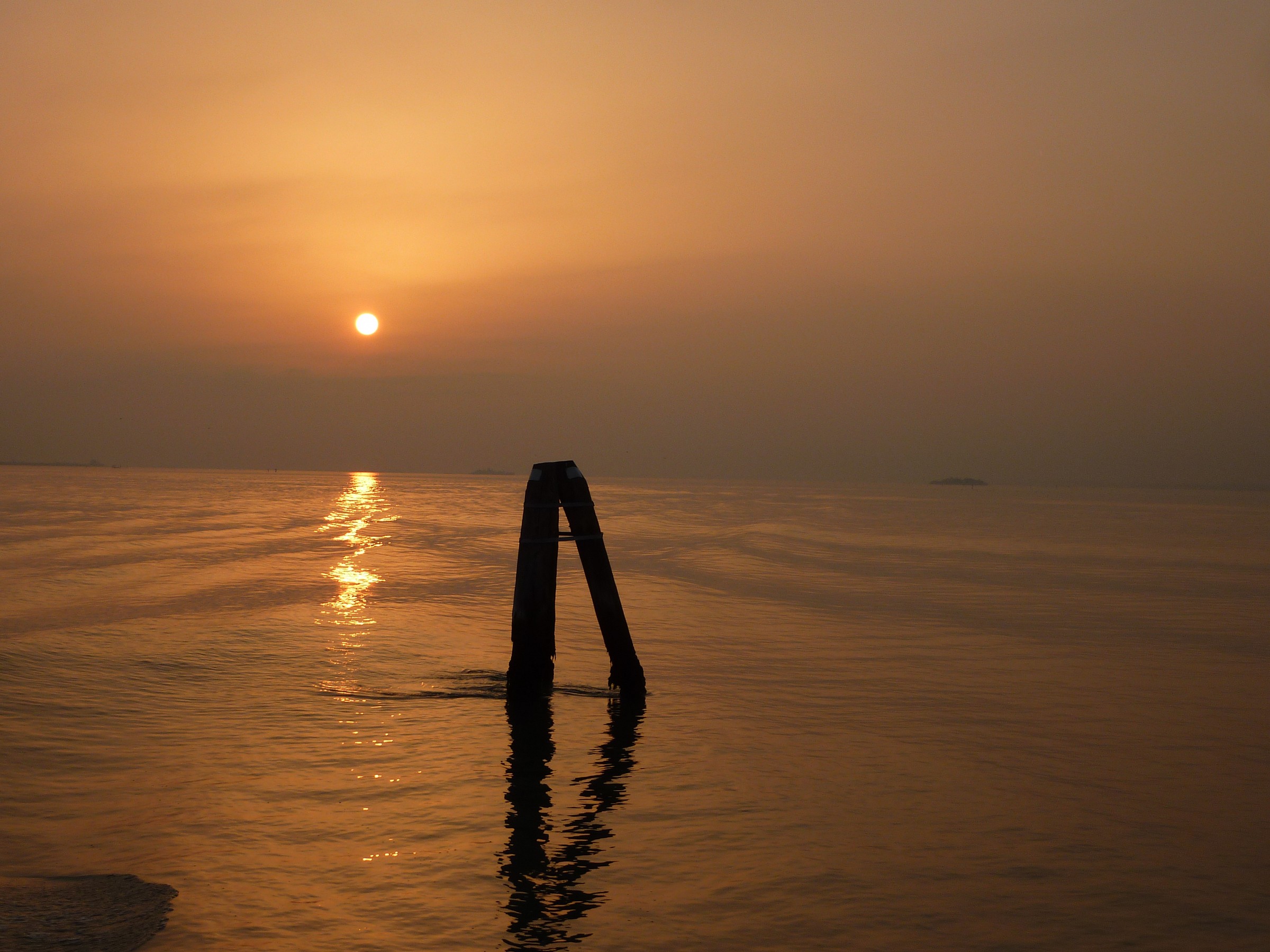 tramonto in laguna