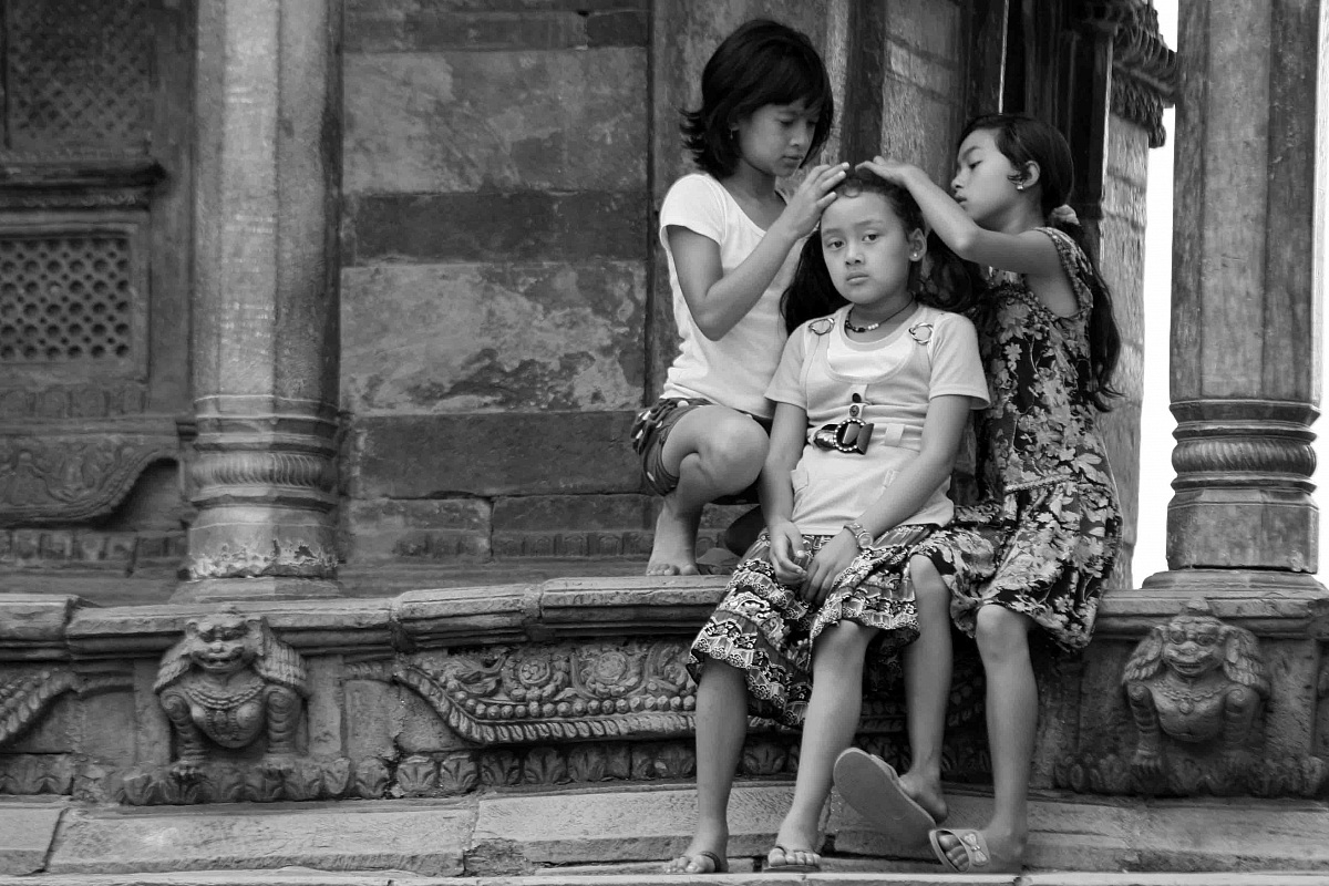 Katmandu (Nepal morning to the hairdresser)