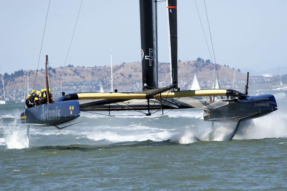 Artemis foiling - America's Cup, San Francisco