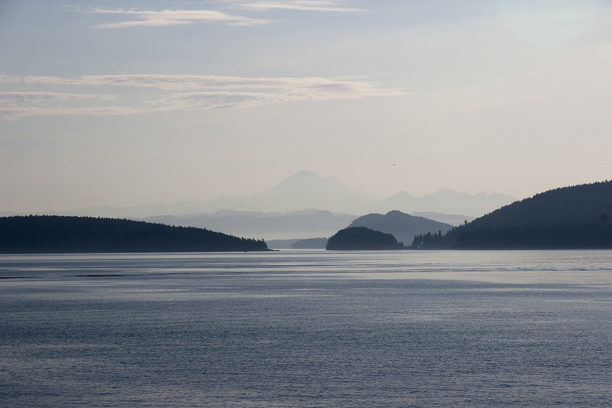 Mount Olympus from San Juan Island, Washington