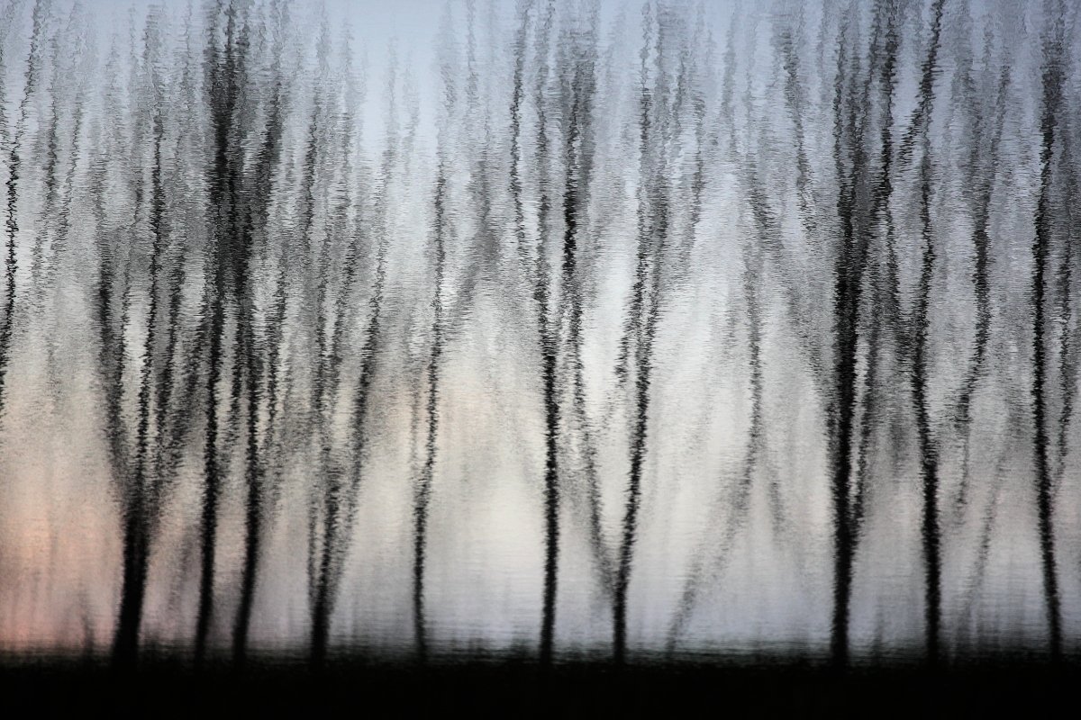 riflessi sul fiume Oglio