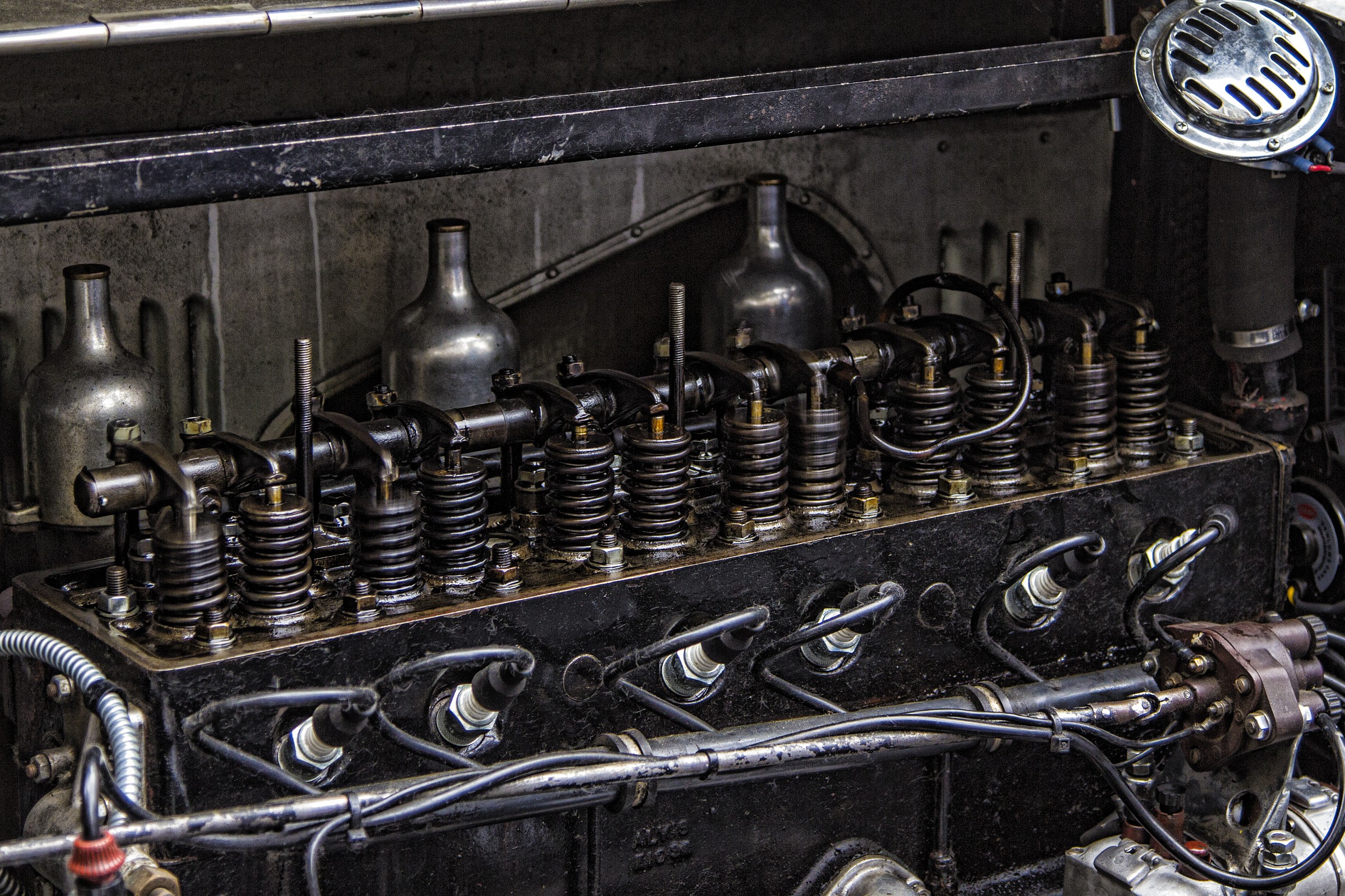 particular vintage car engine