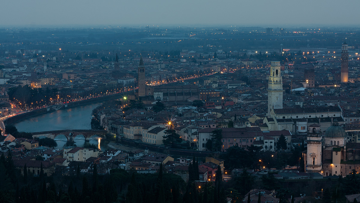 Verona waiting for the rain