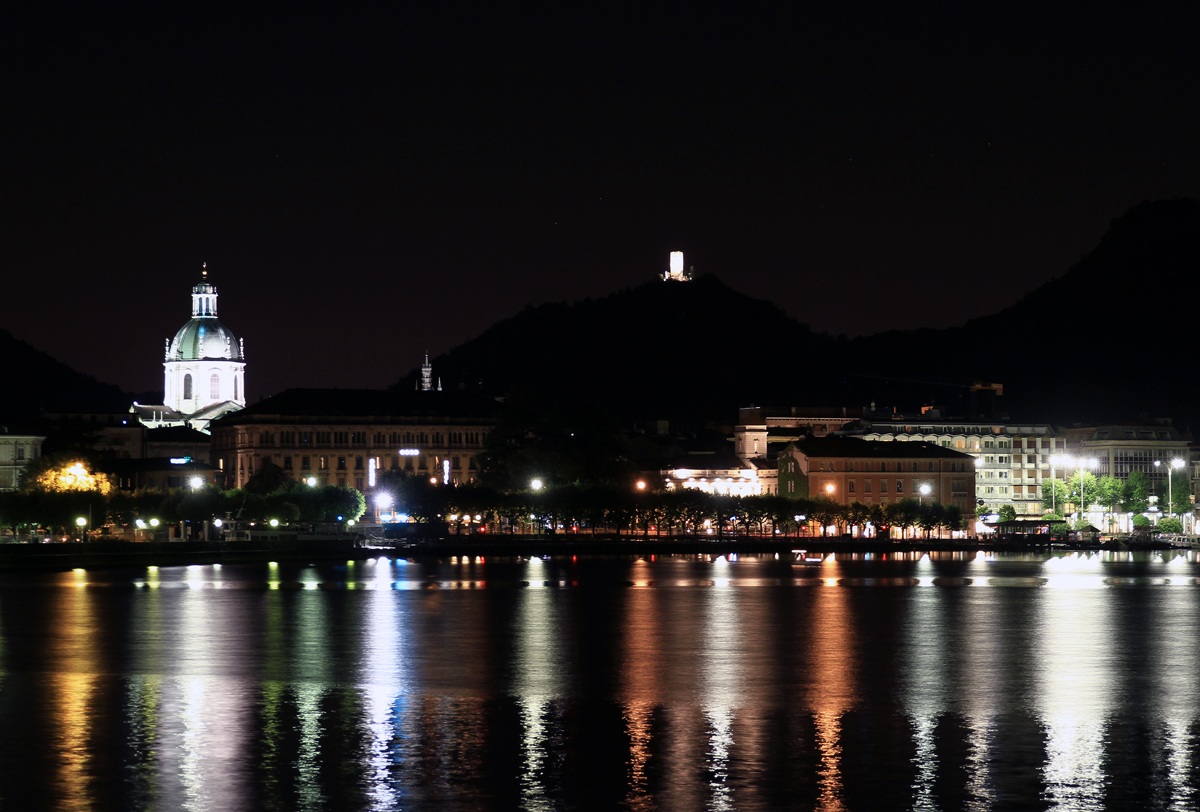 giochi di luce  sul lago