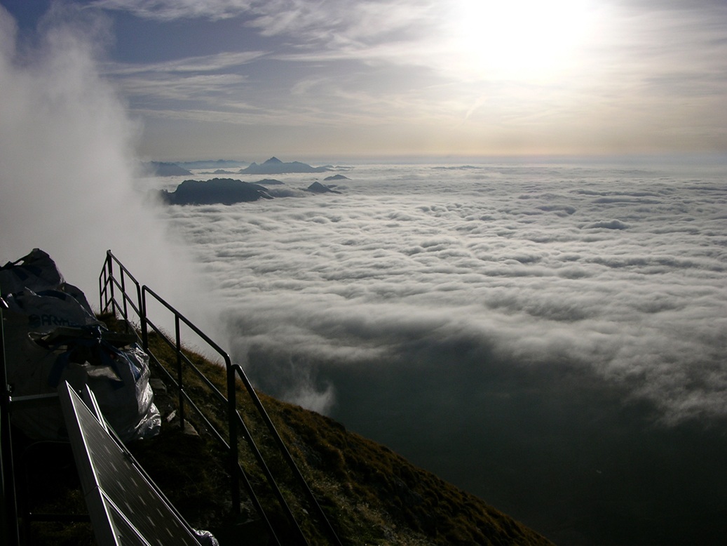 Mare di nuvole dal Rifugio Brioschi