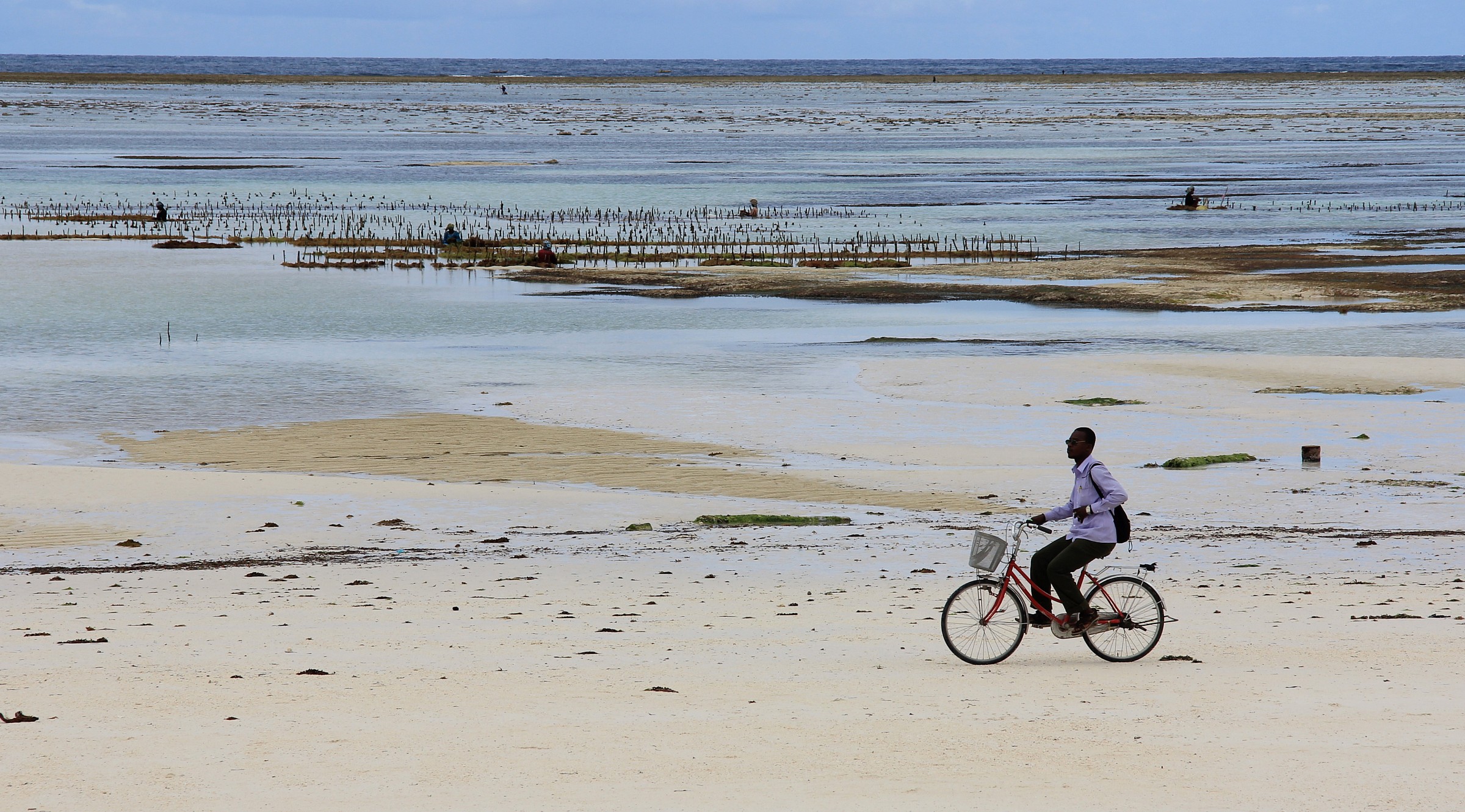 I go to the bike when the sea disappears