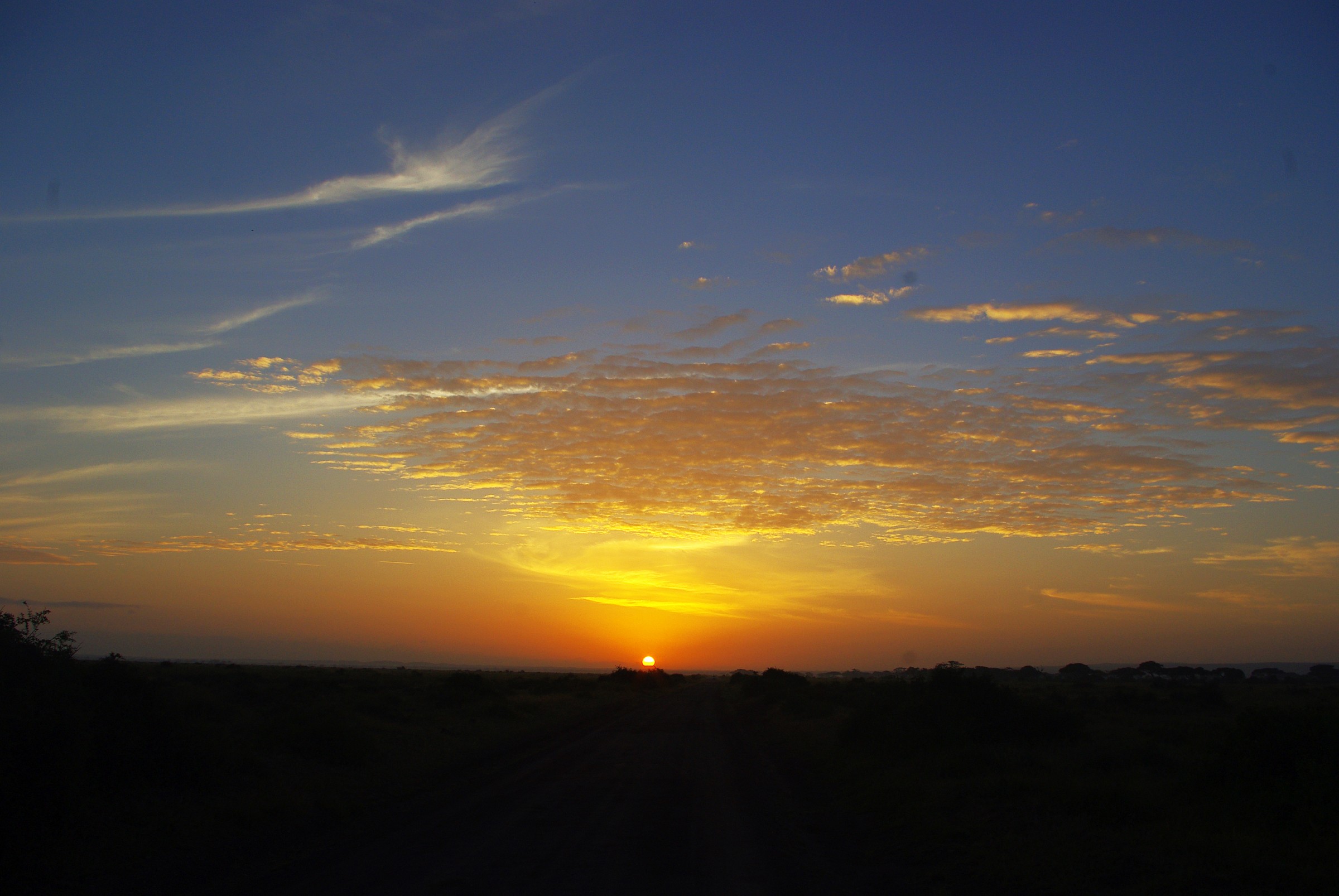Sunset in the 'Amboseli NP
