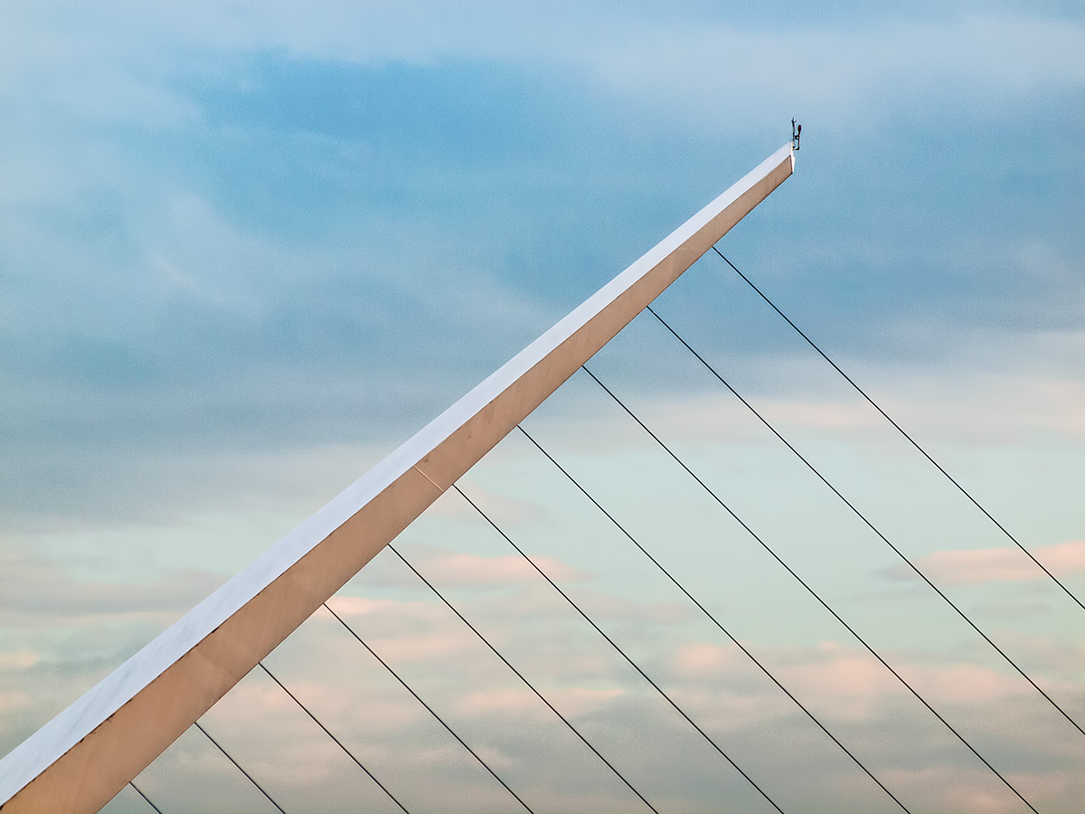 The bridge de la Mujer, Buenos Aires.